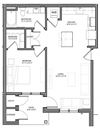 Preserve at Highland Ridge_1 Bedroom Floor Plan